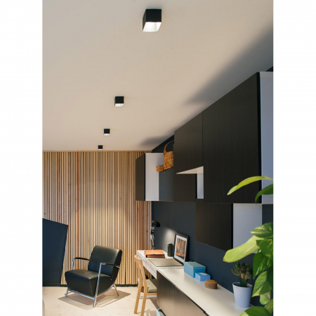Spot încastrabil SLC Design Blocky, negru, 9W, 3000K [7]