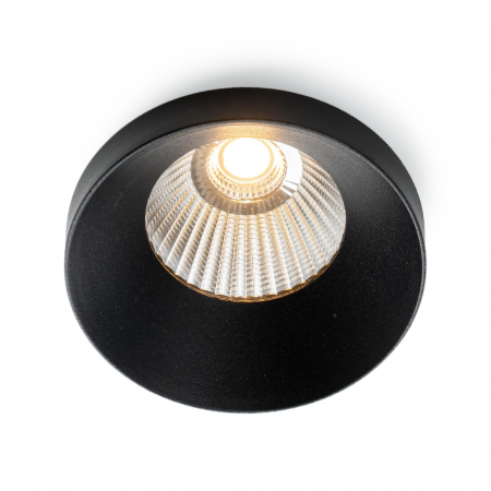 Spoturi incastrabile - Spot încastrabil SLC Design Owi, negru, 9W, 2700K