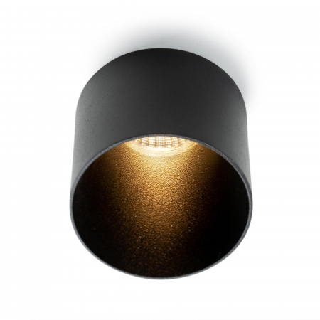 Spoturi incastrabile - Spot încastrabil SLC Design Tubo, negru, 9W, 2700K