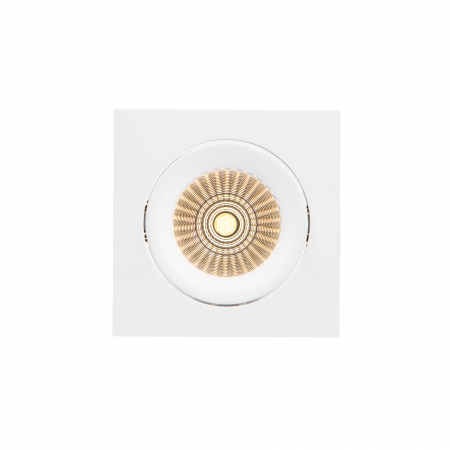 Spoturi incastrabile - Spot încastrabil SLC DL04, pătrat, X1, R83, alb, 2700K, flux luminos variabil
