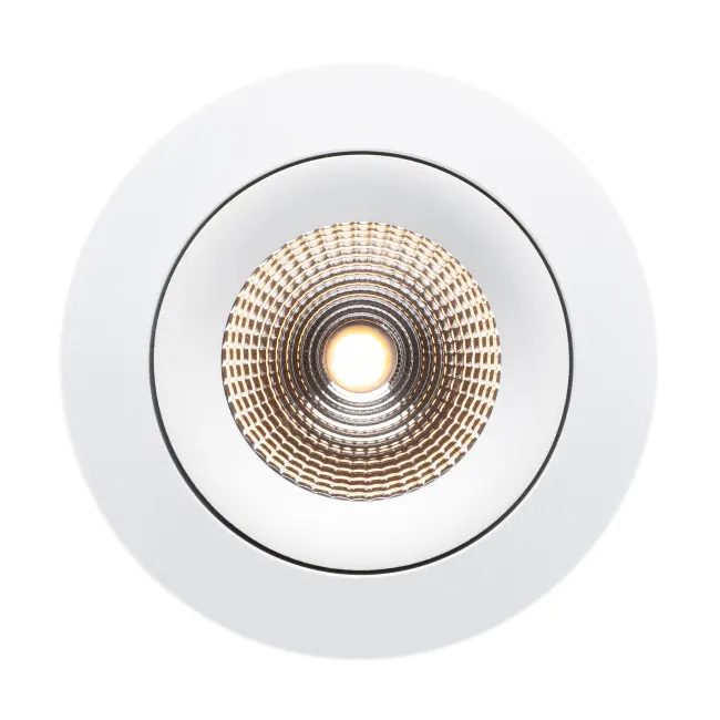 Iluminare generală - Spot încastrabil SLC One 360°, 4000K, alb mat