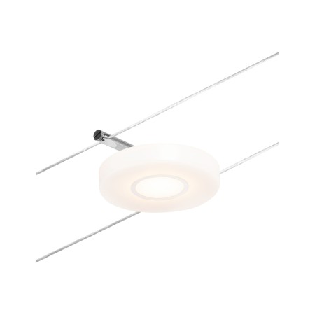Seturi si spoturi pe cablu 12V DC - Spot individual DiscLED 450lm 4,5W 3000K  12V crom mat-crom