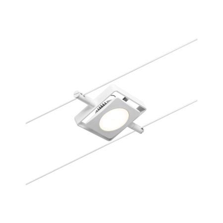 Seturi si spoturi pe cablu 12V DC - Spot individual Mac LED 450lm 4,5W 3000K  12V alb-crom