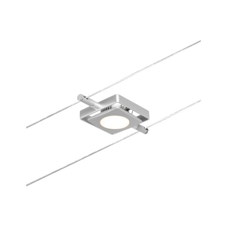 Seturi si spoturi pe cablu 12V DC - Spot individual Mac LED 450lm 4,5W 3000K  12V crom mat-crom