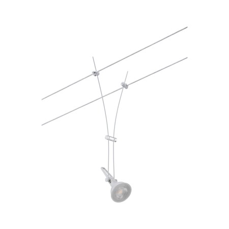 Spot individual pe cablu Comet GU5,3, max. 50W, 12V alb mat-crom [4]