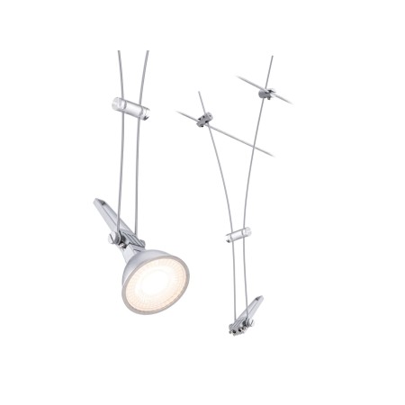 Iluminat pe cabluri - Spot individual pe cablu Comet GU5,3, max. 50W, 12V crom mat-crom