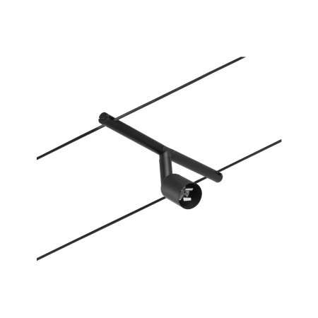Iluminat pe cabluri - Spot individual pe cablu Salt GU5,3, max. 10W, 12V, negru mat-crom