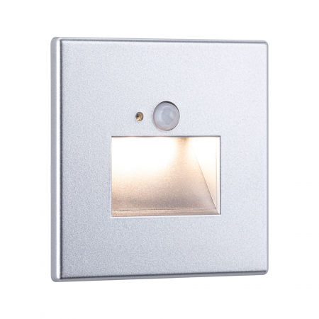 Verticale (de perete) - Spot LED vertical Edge Quadro, pătrat, 80x42mm, 1,2W, 25lm, 230V, 2700K, crom mat