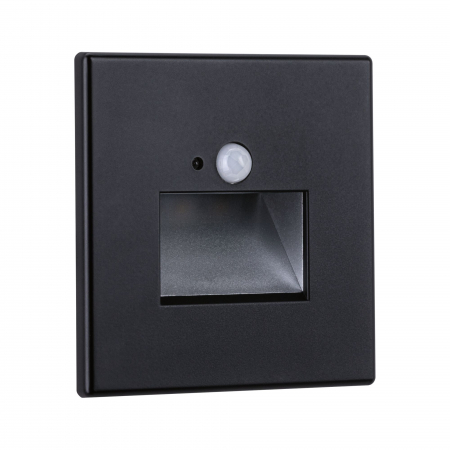 Spot LED vertical Edge Quadro, pătrat, 80x42mm, 1,2W, 25lm, 230V,  2700K, negru [1]