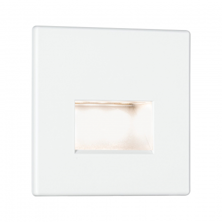 Verticale (de perete) - Spot LED vertical Edge Quadro, pătrat, 80x5mm, 1,2W, 50lm, 230V,  2700K, alb mat