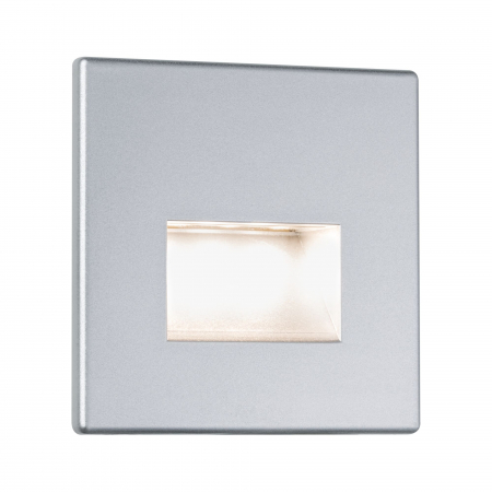 Verticale (de perete) - Spot LED vertical Edge Quadro, pătrat, 80x5mm, 1,2W, 50lm, 230V, 2700K, crom mat