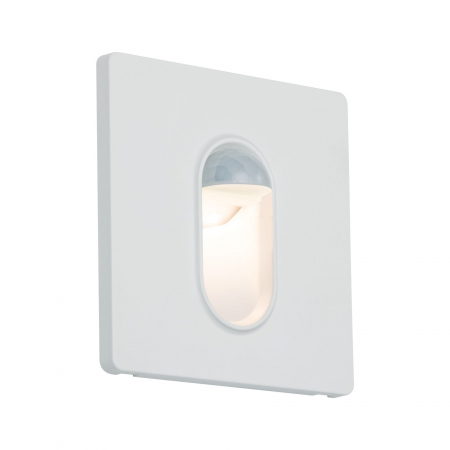 Verticale (de perete) - Spot LED vertical Wall, pătrat, 78x35mm, 1,1W, 65lm, 230V, 2700K, alb