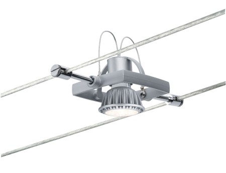 Spot MacII pe cablu max 1x10W GU5,3 crom mat 12V metal/plastic [1]