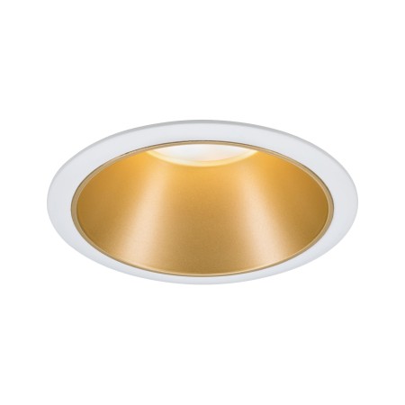 Decorative - Spot încastrabil Cole Coin LED 1x6,5W 2700K 230V alb/auriu mat, flux luminos variabil în 3 pași