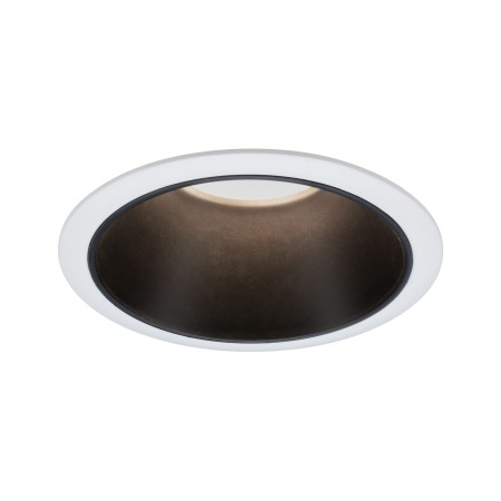 Decorative - Spot încastrabil Cole Coin LED 1x6,5W 2700K 230V alb/negru mat, flux luminos variabil în 3 pași