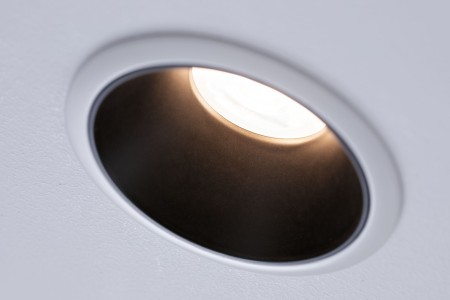 Spot încastrabil Cole rotund, fix max 1x10W GU10 230V alb/negru mat [4]