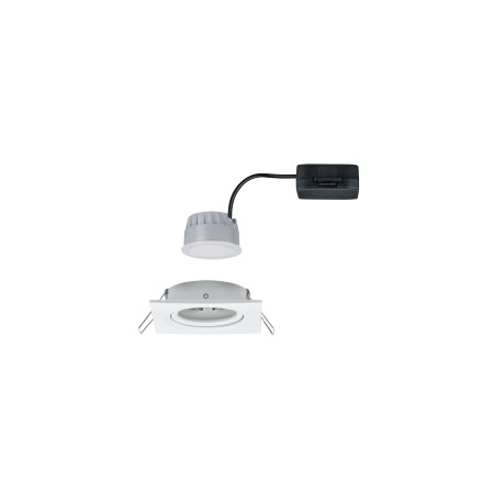 Spot încastrabil Nova Coin pătrat, orienatbil LED 1x6,5W 2700K 230V alb mat, flux luminos variabil în 3 pași [2]