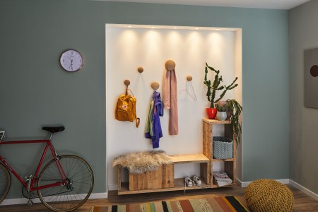 Spot încastrabil Nova mini Coin rotund, orientabil LED 1x4W 310lm alb mat [2]
