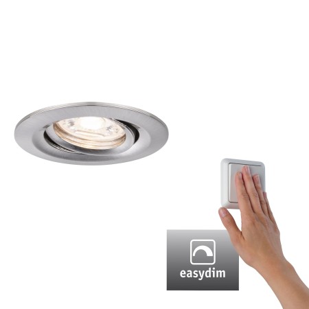 Spoturi incastrabile - Spot încastrabil Nova mini Plus Coin EasyDim orientabil 1x4,2W 2700K 230V metal mat