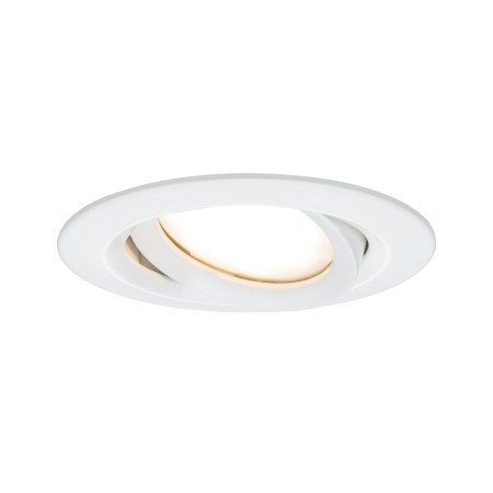 Spoturi incastrabile - Spot încastrabil Nova Plus Coin IP65 rotund, orientabil LED 1x6,8W 633lm 2700K alb mat, flux luminos variabil