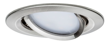 Spot încastrabil Nova Plus Coin rotund, orientabil LED 1x6,8W 2700K 230V 51mm metal mat, cu flux luminos variabil [1]