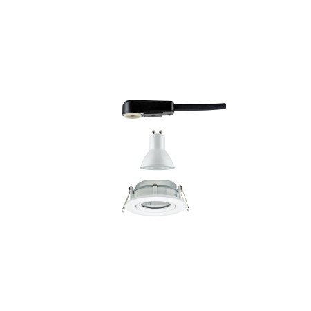 Spot încastrabil Nova Plus IP65 orientabil 1x6W 230V 4000K GU10 51mm alb mat [4]
