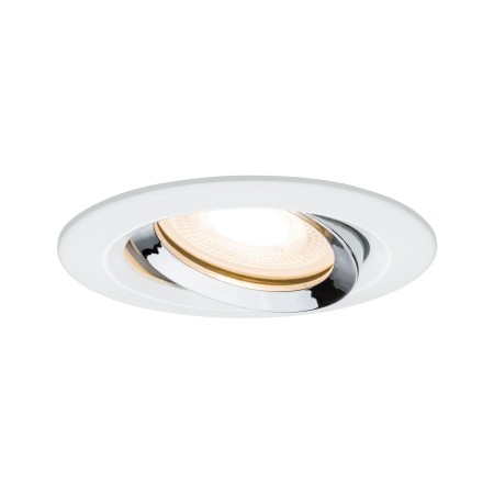 Spoturi incastrabile - Spot încastrabil Nova Plus IP65 orientabil max 1x35W G GU10/GU5,3 51mm alb crom mat