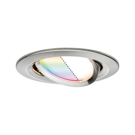 Spot încastrabil Nova Plus ZigBee Coin RGBW rotund, orientabil LED 1x2,5W 230V 51mm metal mat [1]