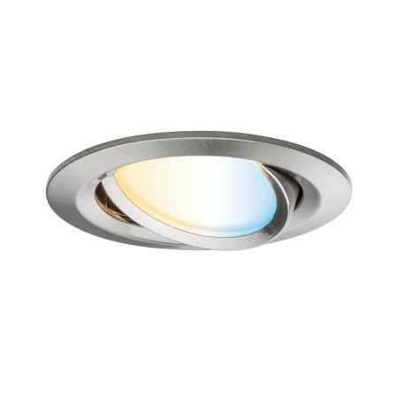 Spot încastrabil Nova Plus ZigBee Coin rotund, orientabil LED 1x6W 230V 51mm metal mat, cu temperatura de culoare variabilă [1]
