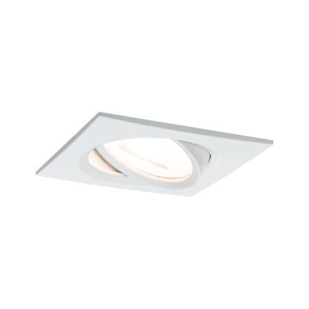 Spoturi incastrabile - Spot încastrabil Nova pătrat, orientabil LED 1x6,5W 2700K 230V GU10 51mm alb