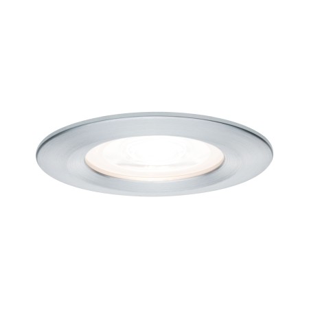 Spoturi incastrabile - Spot încastrabil Nova rotund fix LED IP44 1x6,5W 230V GU10 51mm aluminiu, flux luminos variabil în 3 pași