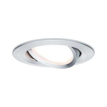 Spoturi incastrabile - Spot încastrabil Nova rotund orienatbil LED IP44 1x6,5W 230V GU10 51mm aluminiu, flux luminos variabil în 3 pași