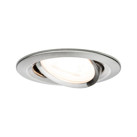 Spoturi incastrabile - Spot încastrabil Nova rotund, orientabil LED 1x6,5W 230V GU10 51mm metal mat, flux luminos variabil în 3 pași