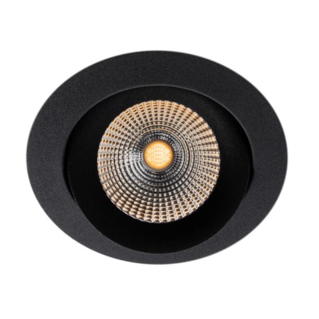 Iluminare generală - Spot încastrabil SLC One 360°, 2700K, negru mat