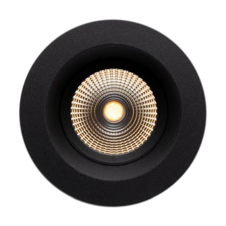 Iluminare generală - Spot încastrabil SLC ONE SOFT, negru mat, 1800-3000K, CRI90, IP44, 36°, temperatură de culoare variabilă