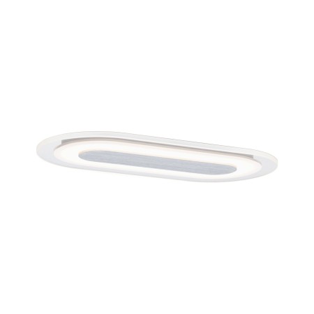 Iluminare decorativă - Spot încastrabil Whirl oval LED cu flux luminos variabil, 1x8W 230V 115x230mm aluminiu/satin