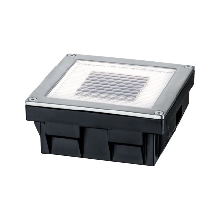 Solare - Spot pardoseală solar Cube IP67 LED 1x0,24W 100x100mm inox-plastic