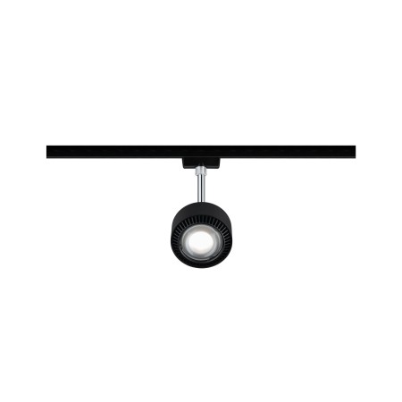Spot pentru șină Urail, Aldan 9W negru/crom mat, cu flux luminos variabil [3]