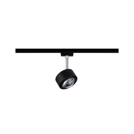 Spot pentru șină Urail, Aldan 9W negru/crom mat, cu flux luminos variabil [1]