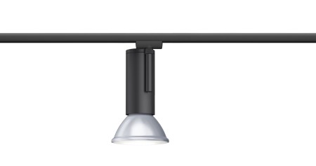 Spot pentru șină Urail, Apol max50W E27 negru [3]