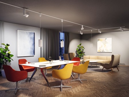 Spot pentru șină Urail, Zeus 35W 15° 3000K alb, cu flux luminos variabil [5]