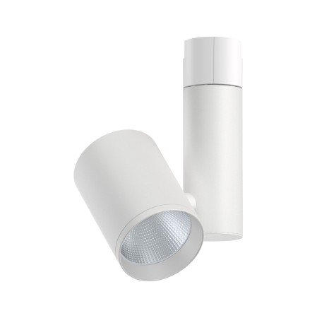 Spot pentru șină Urail, Zeus 35W 39° 4000K alb, cu flux luminos variabil [0]