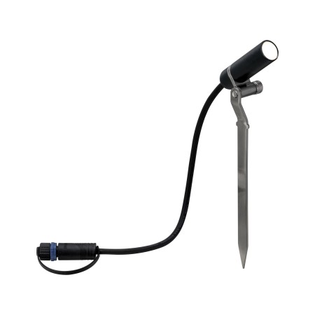 Iluminat exterior - Spot Plantini P&S 3000K 2,5W 24V 40°, antracit, aluminiu
