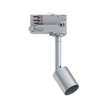 Sină trifazică - Spot Purell pentru șină Paulmann ProRail3, GU10, max. 10W, cu flux luminos variabil, 230V, argintiu-crom