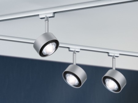 Spot URail Aldan 9W 4000K, crom mat, metal, cu flux luminos variabil [2]