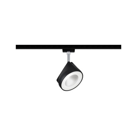 Spoturi - Spot URail Arena 1x14W negru mat/ crom 230V metal 4000K, flux luminos variabil