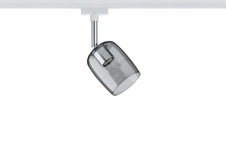 Spot URail Blossom max. 1x10W G9 alb/sticlă afumată transparent 230V metal/sticlă [1]