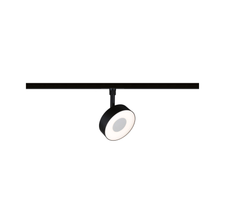 Spot URail Circle, 160lm, 5W, 2700 - 4000K, flux luminos variabil, 230V, negru mat [1]