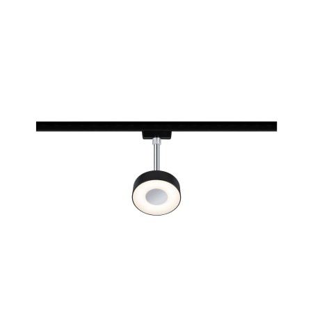 Spot URail Circle 1x5W negru mat/ crom 230V metal/plastic 2700K, flux luminos variabil [2]