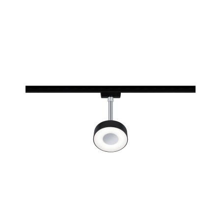 Spot Urail Circle 1x5W negru mat/ crom 230V metal/plastic 4000K, flux luminos variabil [2]